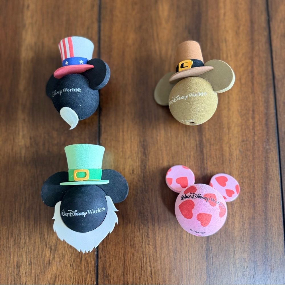 Disney Mouse Ear Antenna Topper Balls‎ Pilgrim, Patriotic, Hearts, Leprechaun